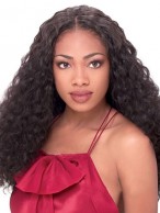 Exquisite Long Curly No Bang African American Lace Wigs for Women 20 Inch