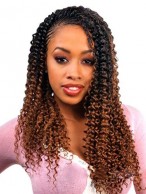 Elegant Long Curly No Bang African American Lace Wigs for Women
