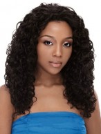 Perfect Long Curly African American Lace Wigs for Women 18 Inch