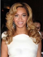 Affordable Long Curly Blonde African American Lace Wigs