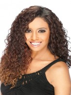 Marvelous Long Curly No Bang African American Lace Wigs for Women