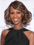 Wavy Medium African American Lace Front Wigs for Women