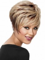 Affordable Short Straight African American Lace Wigs for Women 6 Inch