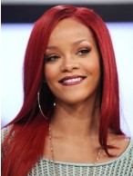 Exquisite Long Straight African American Full Lace Wigs for Women 20 Inch