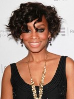 Natural Short Curly African American Full Lace Wigs for Women 8 Inch