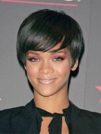 Lustrous Short Straight Black African American Wigs for Women 6 Inch 