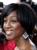 Gorgeous Short Straight African American Lace Wigs for Women 8 Inch