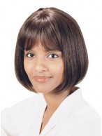 Cheap Asian Short Straight Full Bang African American Wigs for Women 10 Inch