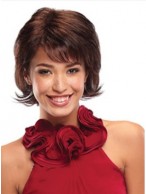 Top Quality Short Wavy Side Bang African American Lace Wigs for Women