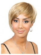 Hot Short Straight Full Bang African American Wigs for Women