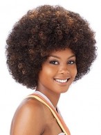 Wig Online Short Curly Brown No Bang African American Lace Wigs