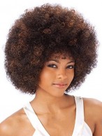 Wigs For Sale Short Wavy Brown Full Bang African American Wigs
