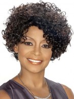 Special Cool Short Curly African American Lace Wigs