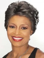 Fashionable Short Wavy Gray African American Full Lace Wigs for Women