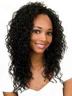 Dream Curly No Bang African American Lace Wigs for Women