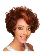 2013 Fashion Trend Short Curly African American Lace Wigs for Women 10 Inch