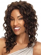 Online Medium Curly African American Lace Wigs for Women 14 Inch