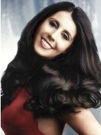 Lastest Trend Long Wavy Black No Bang African American Lace Wigs for Women 20 Inch