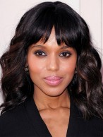 Medium Wavy Sepia African American Wigs