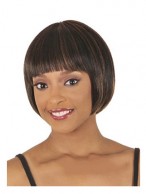 Sparkle Short Straight Full Bang African American Wigs for Women 10 Inch