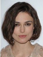 2013 New Short Wavy Lace Front 100% Indian Remy Hair Adjustable Wigs