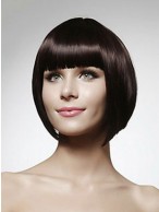 Straight Short Bob Synthetic Capless Wig