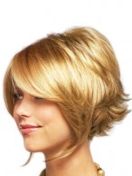 Slightly Curled With Long Side Synthetic Wig