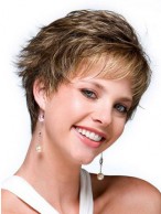 Modern Pixie With Short Face-Framing Sides Synthetic Wig