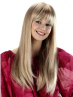 Long Sleek Style Synthetic Fashion Wig