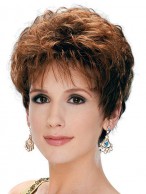 Short Curly Capless Synthetic Wigs