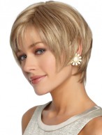 Sleek Straight Short Shag Synthetic Wig
