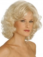 Mid-Length & Bottom Layered Curls Synthetic Wig