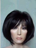 Classic Short Bob Synthetic Capless Wig for Woman
