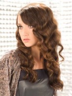 Impressive Lace Front Long Wavy Top Quality High Heated Fiber Hair Wig