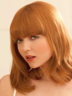 Perfect Medium Wavy Synthetic Hair Wigs about 14 Inch