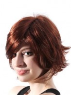 Short Straight Synthetic Bobo Wig