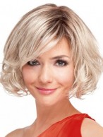 Short Curly Bob Full Lace Wig