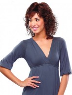 Shoulder Length Curly Lace Front Caz Wig