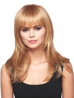 Lace Front With Full Bangs Lovely Long Wig