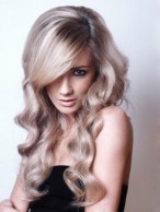 Elegant Long Wavy Synthetic Front Lace Wig