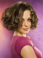 Modern Medium Soft Wavy Top Quality High Heated Fiber Hair Wig for Woman about 12 Inch