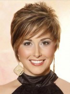 Elegant Fascinating Short Straight Full Lace Top Quality Wig