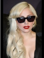 Lady Gaga Long Wavy Synthetic Wig