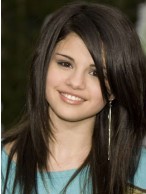 Selena Gomez's Long Straight Wig