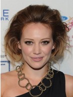 Hilary Duff's Graceful Hairstyle Lace Wig