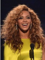 100% Human Hair Beyonce's Long Curly Wig