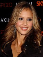 Jessica Alba Human Hair Full Lace Wig