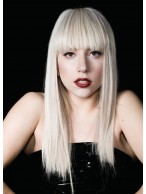 lady gaga Long Straight Synthetic Wig
