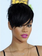 Rihanna Boystyle Fashion Short Synthetic Wig