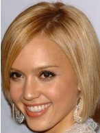 Jessica Alba Silky Straight Synthetic Full Lace Wig